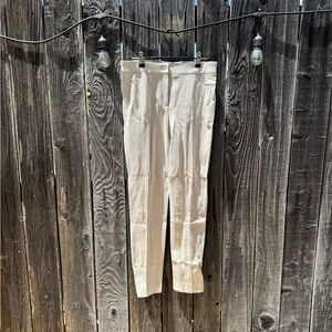 Akris Punto Beige Skinny Fit Stretchy Formal Suit/ Dress Pants Slacks Small 6